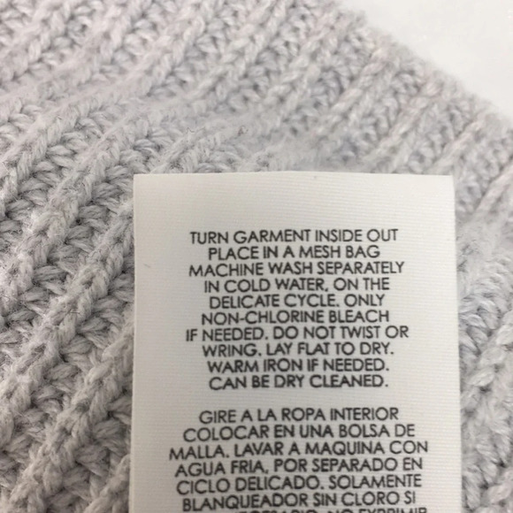 Cabi Gray Knit‎ Deep V Neck Side Zip Sweater Womens XS Cotton Pullover - Picture 8 of 12